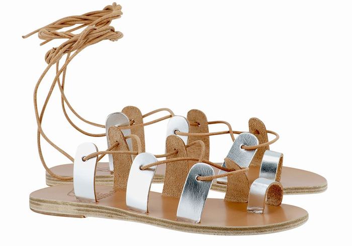 Sandales De Gladiateur Ancient Greek Sandals Alcyone Leather   | AFB-4717110